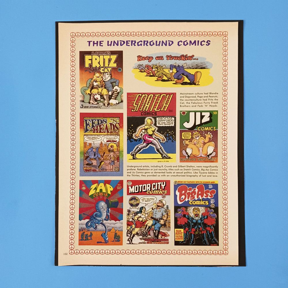 1998 The Underground Comics Print Advertisement