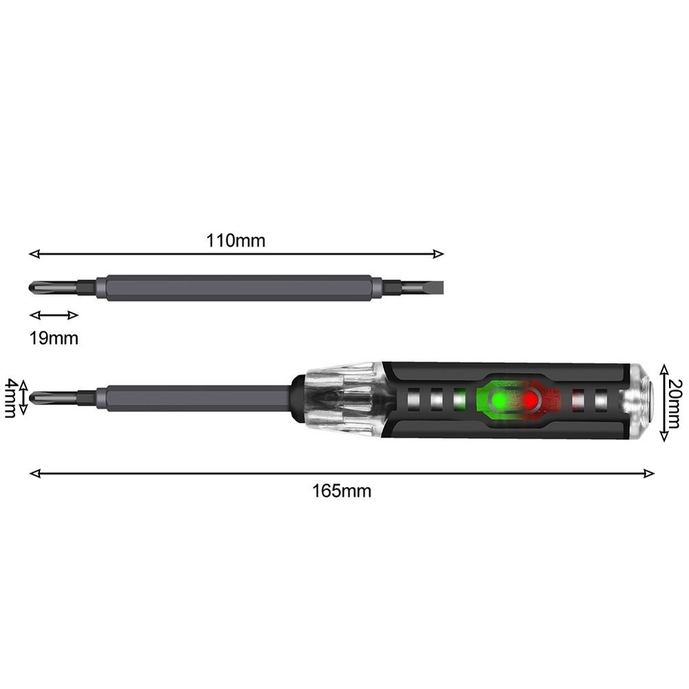 Multifunctional Electric Screwdriver with Circuit Test and Detection Features