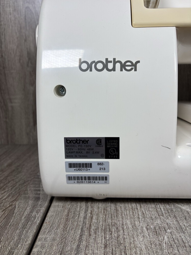 Brother PE-150 Computerized Embroidery Machine TESTED - With Pedal!