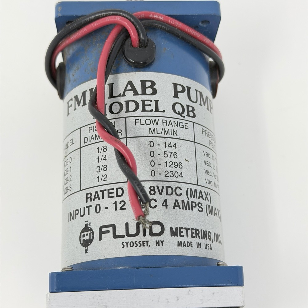 Fluid Metering FMI Lab Pump Model QB UNTESTED