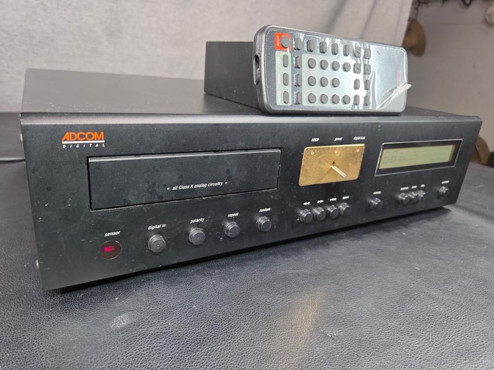 ADCOM GCD-750 CD Player/DAC w/ Remote VIDEO DEMO! 🎥📺✅