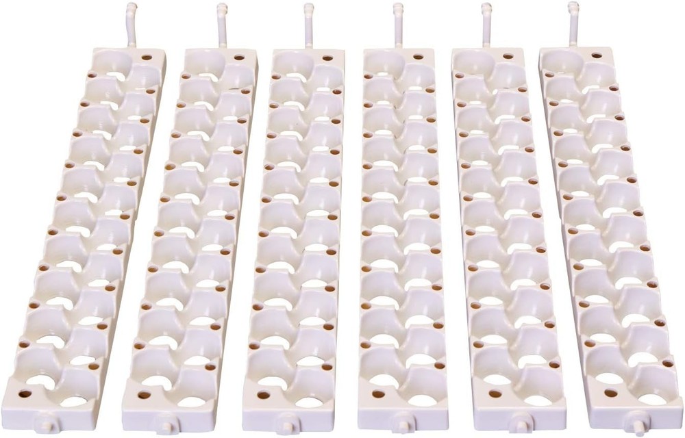 Efficient Quail Egg Turner Rails - Holds 120 Small Eggs, No Assembly Needed