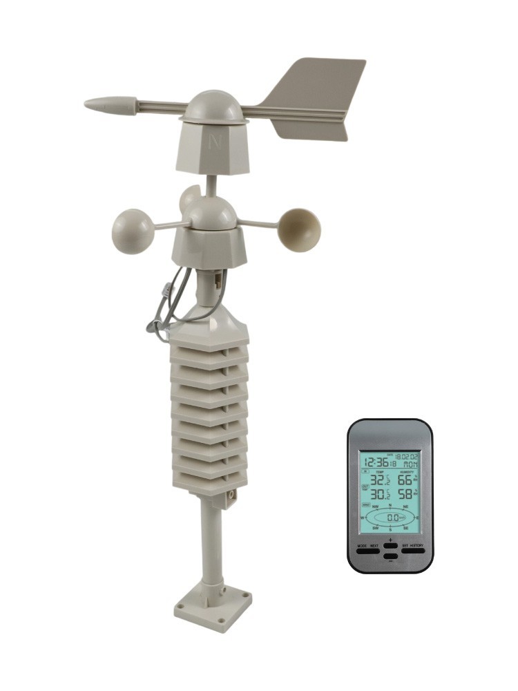 Portable Weather Meter with Wireless Anemometer Comprehensive Weather Reporting
