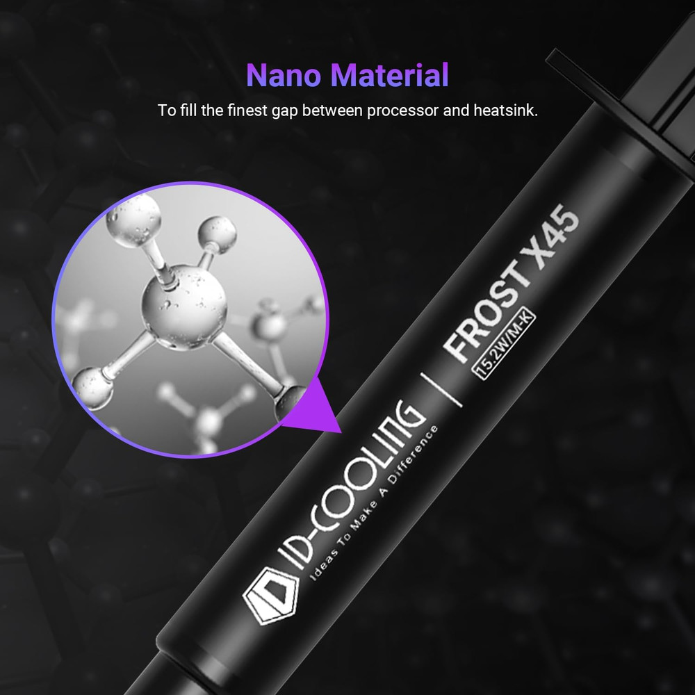 Frost X45 4G Thermal Paste for CPU Processors, High Thermal Conductivity, Long D