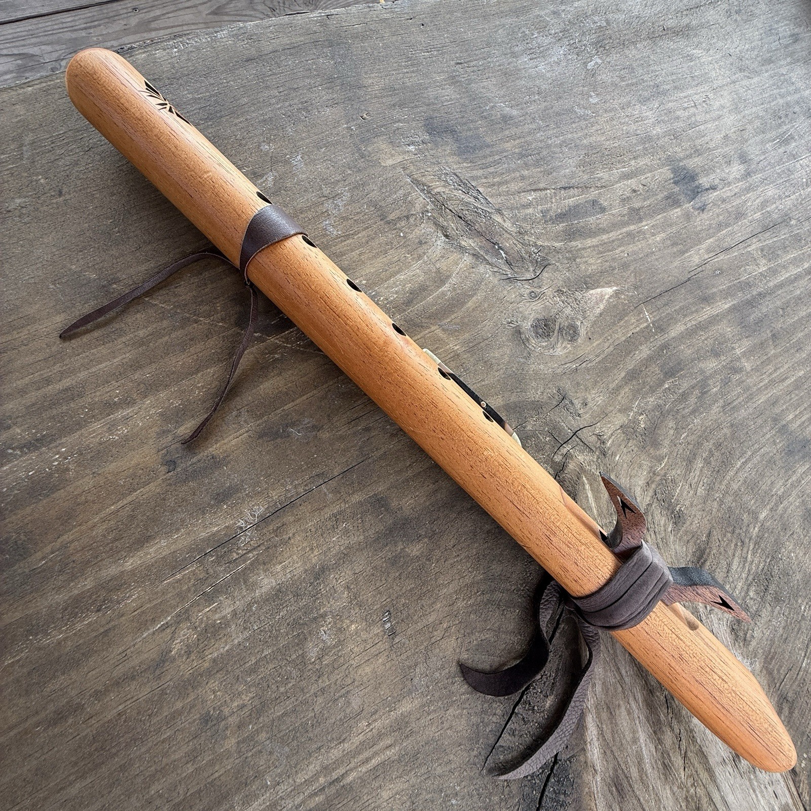 High Spirits Native American Wooden Flute ~ Key A, Made In USA