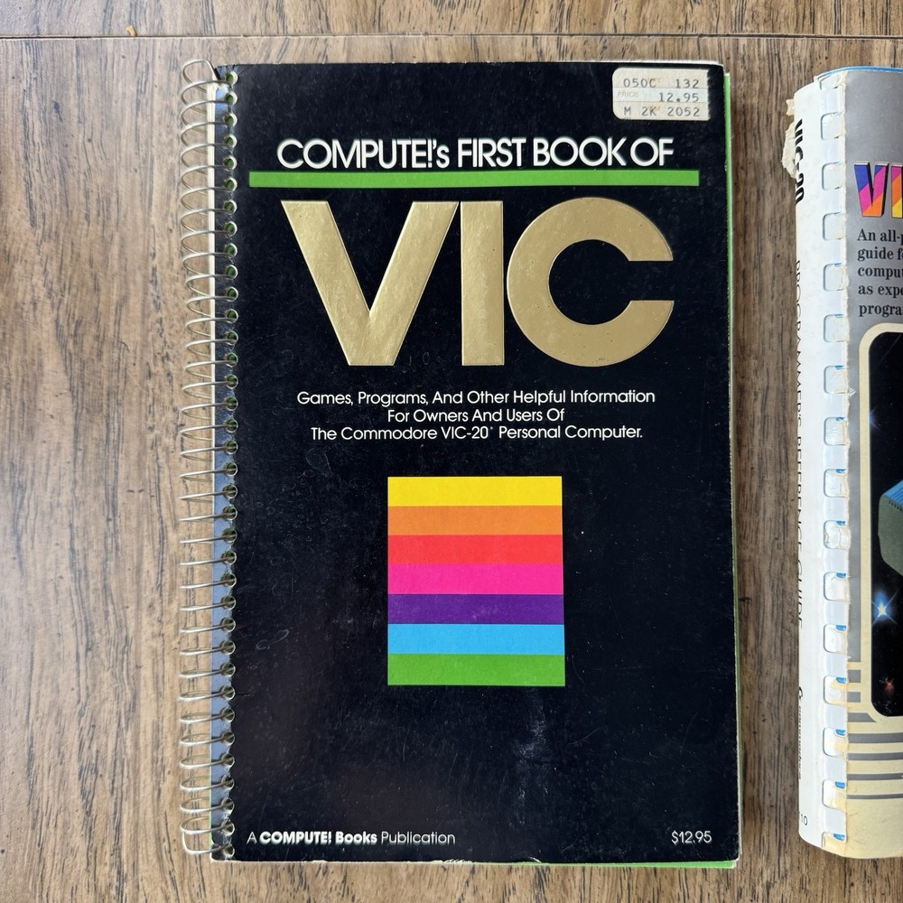 VTG Commodore VIC-20 5 Book Lot Mastering Programmer’s User Guide Compute Games