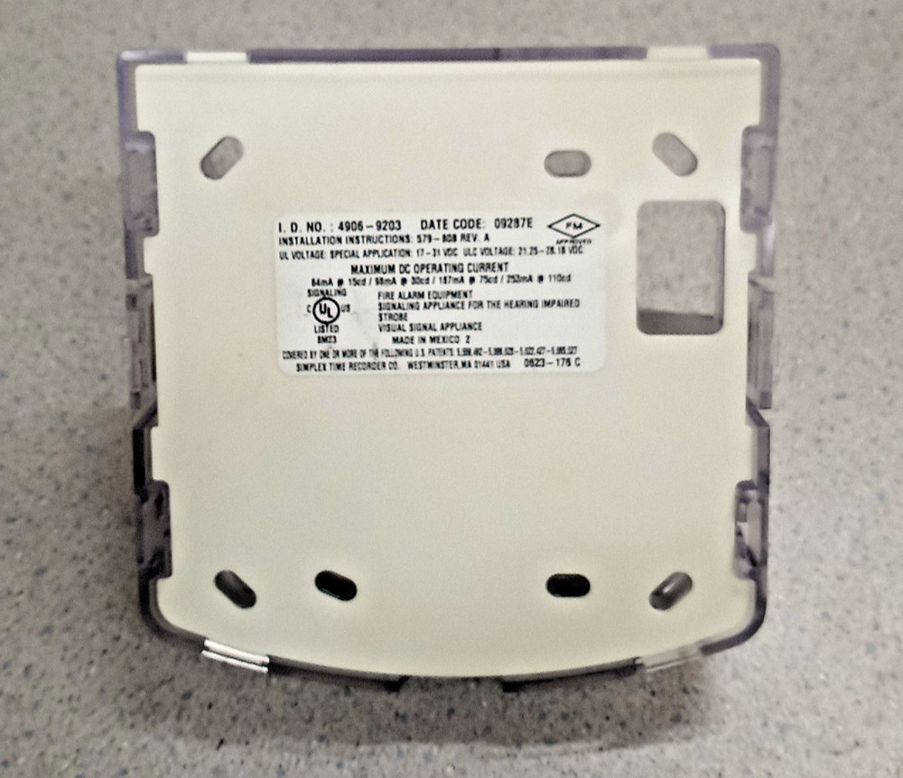 SIMPLEX # 4906-9203 MC Truealert VO Wall Mt