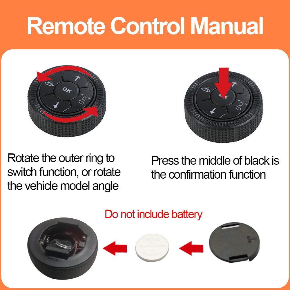 3D Multi-View System Host Blind Spot Backup View Camera Collision Warning