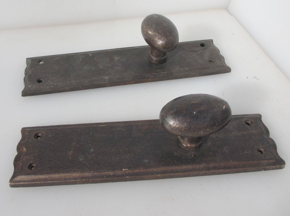 Brass Door Knobs Handles Pulls Old Plates Antique STYLE