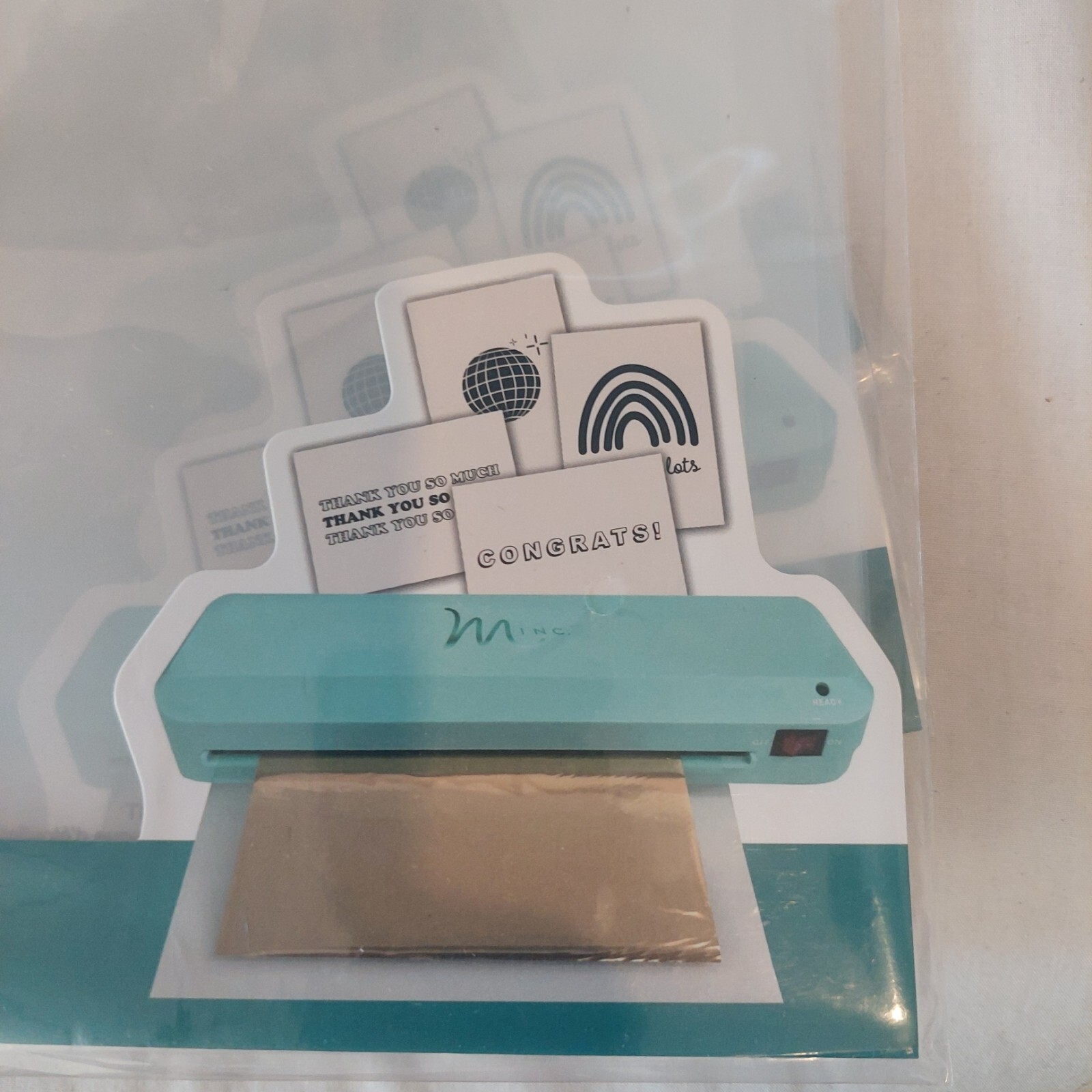 5 We R Memory Minc Transfer Folders 8.5 / 2 sheet total of 10 clear