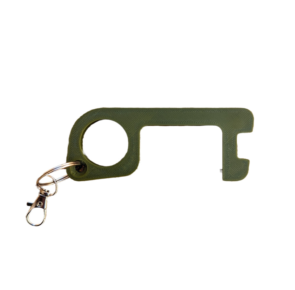 Touchless Push Pull Door Opener Button Pusher Keychain