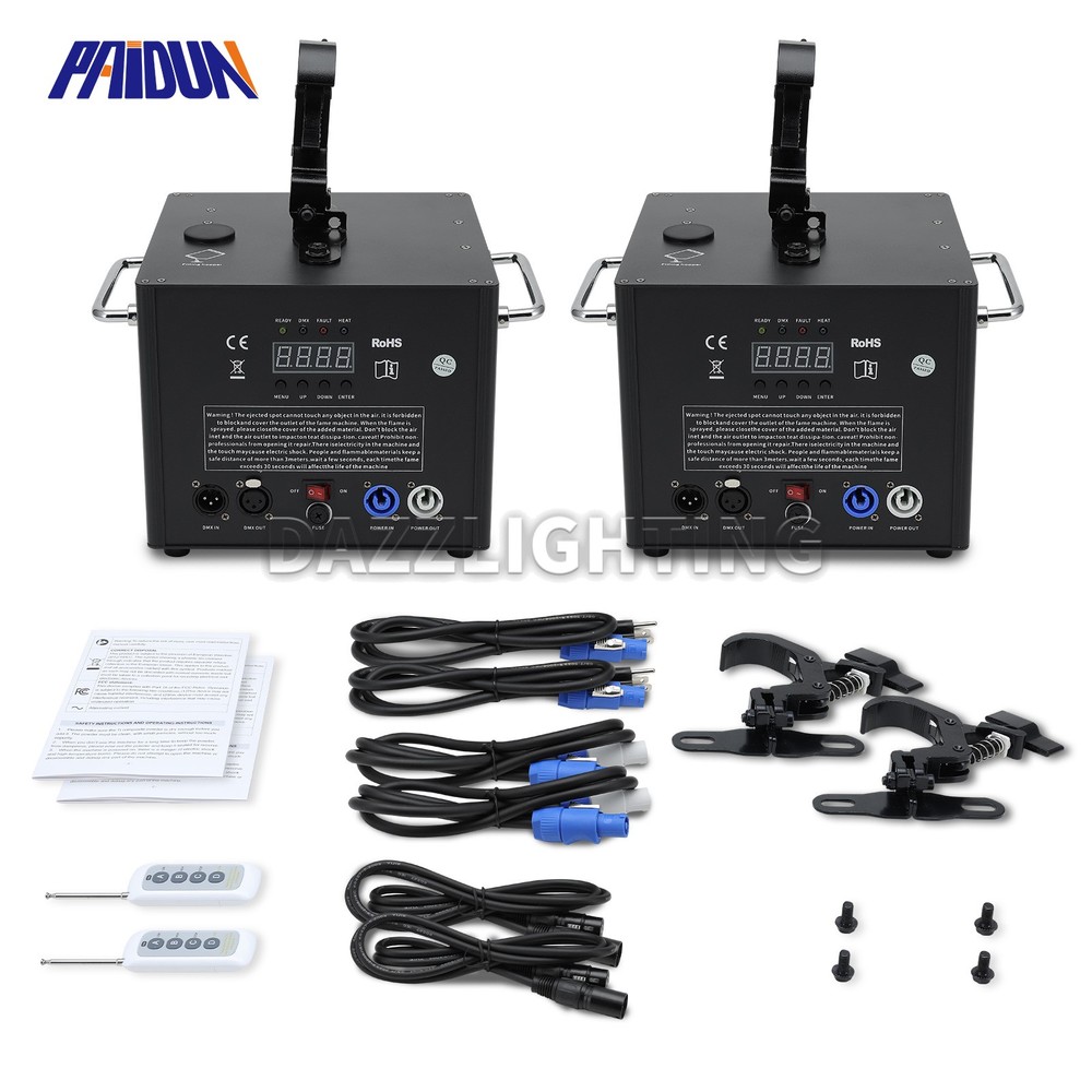 PAIDUN 2PCS Hanging Cold Spark Machine Waterfall Firework Effect Wedding Event
