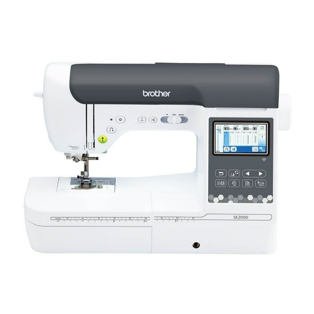 Brother SE2000 Computerized Sewing and Embroidery Machine LCD Display