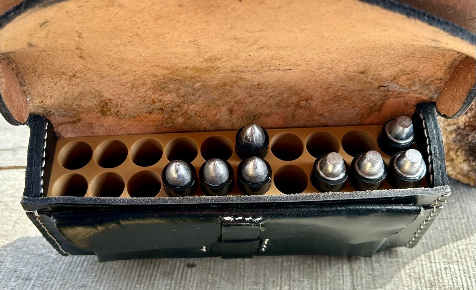 Smith Carbine Cartridge Block for Leather Boxes, Block Only, SEE DESCRIPTION