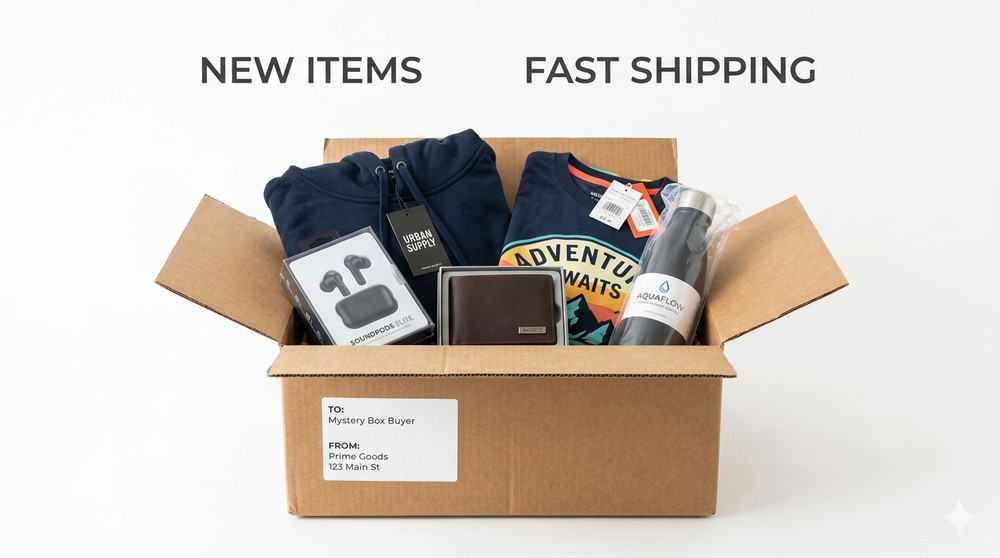 🔥 Extreme Mystery Box – Mixed Items Liquidation Surprises Inside
