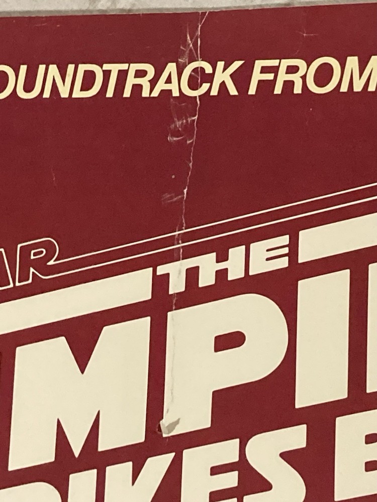 Star Wars The Empire Strikes Back 1980 Soundtrack Promo Poster RSO Records G
