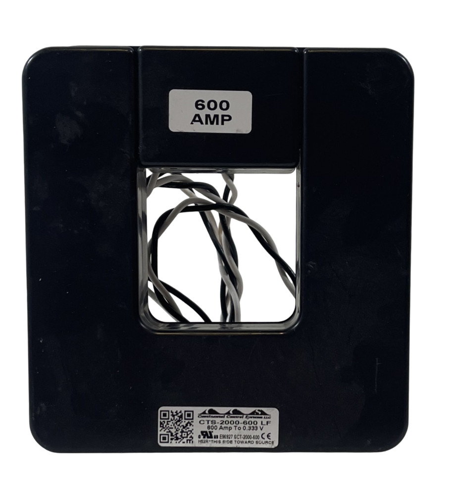 Continental CTS-2000-600 Split-Core Current Transformer 600A 2x2in ±1% Accuracy