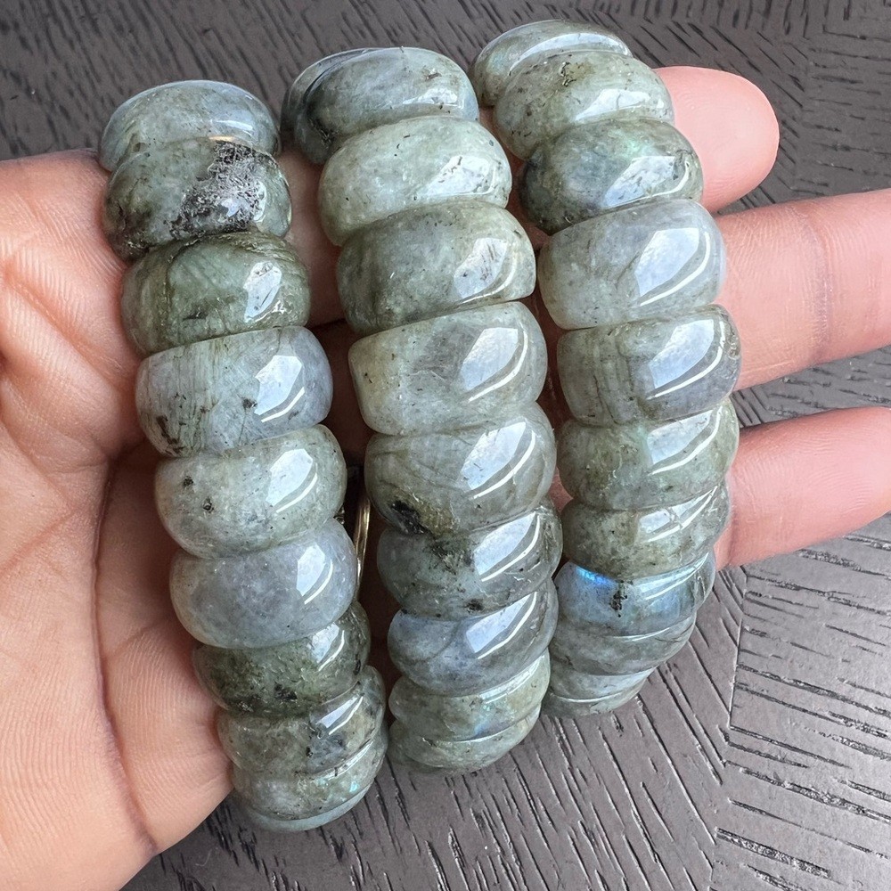 Labradorite soft bangle 6.75-7’ (one)