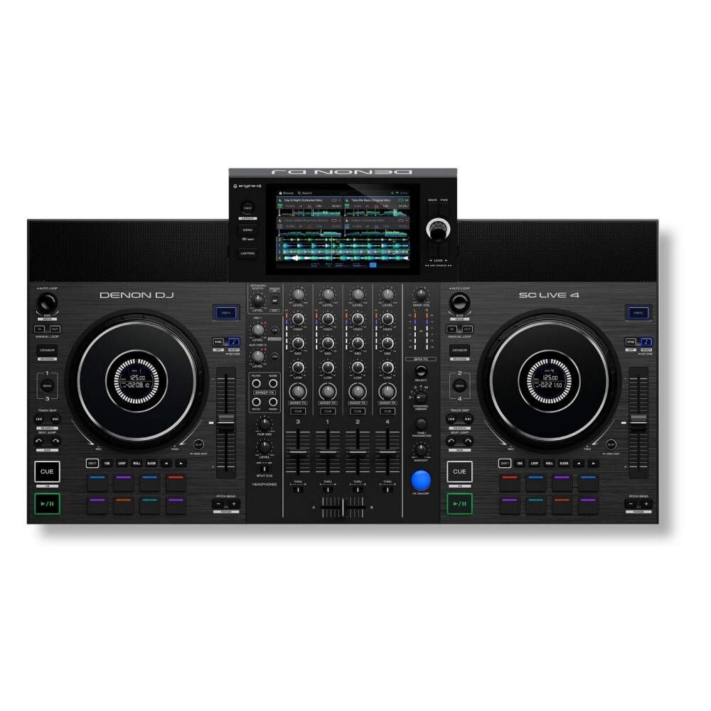 DENON SC LIVE 4 Standalone 4-Deck DJ Controller with 7" Touchscreen / Serato DJ