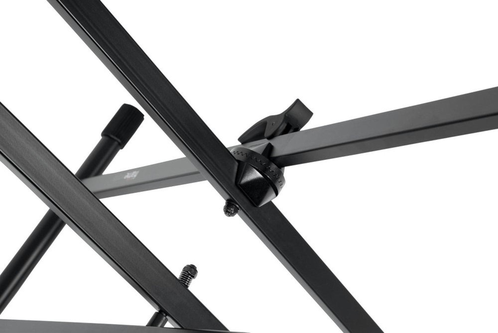 Gator Frameworks Double Brace X-Style Keyboard Stand with Adjustable Height a...