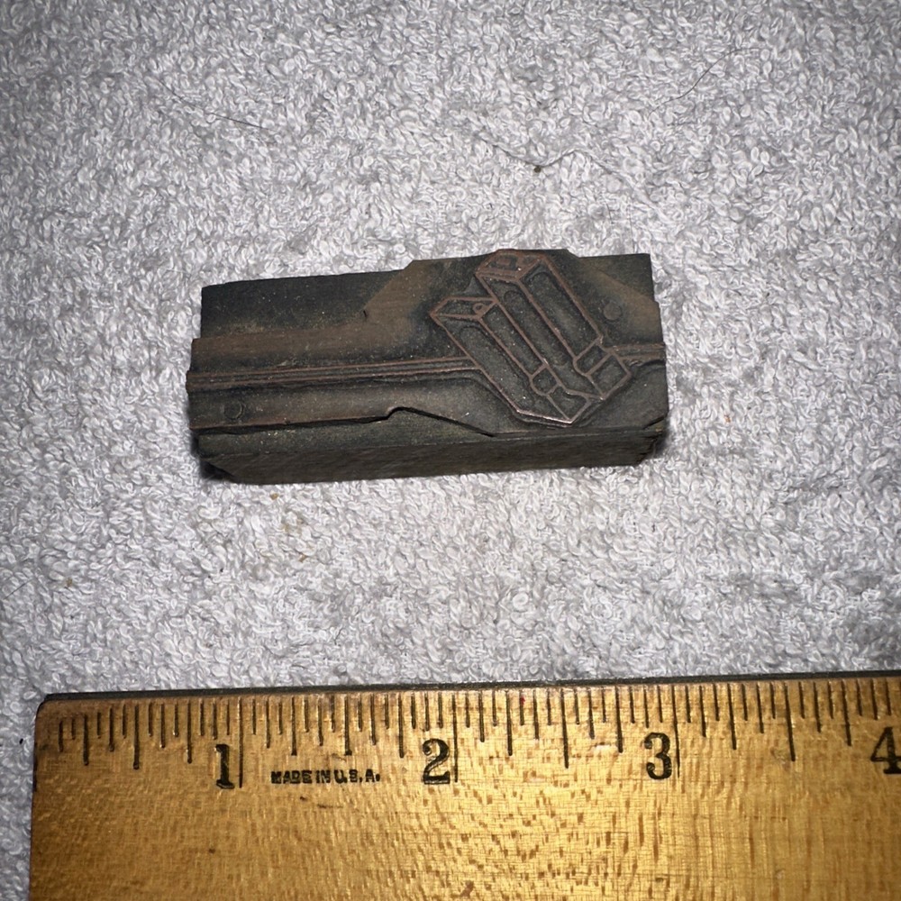 Printing Block ( Unknown image ) Copper Face