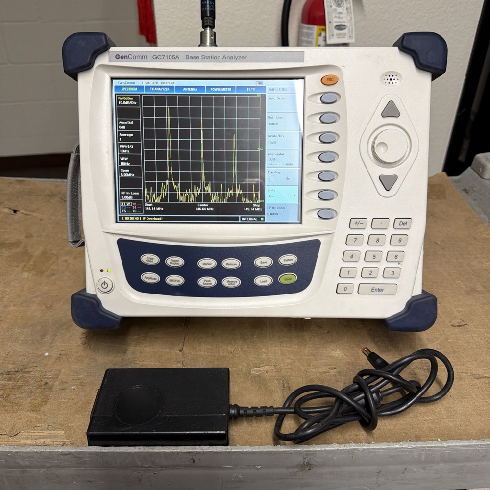 GenComm GC7105A Base Station & Cable Antenna E1 T1 Interference Analyzer WIBRO