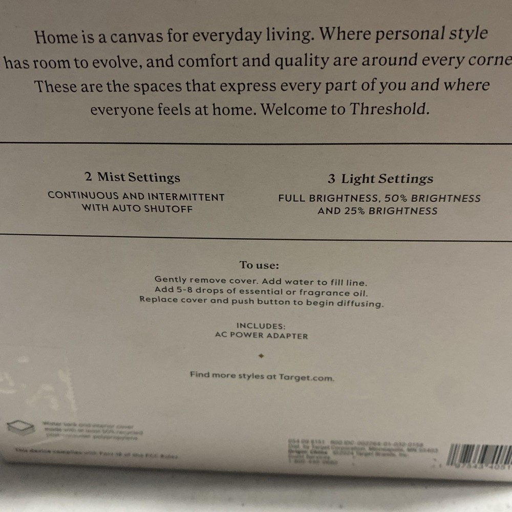 300ml Mid-Century Large White and Black Footed Base Diffuser -