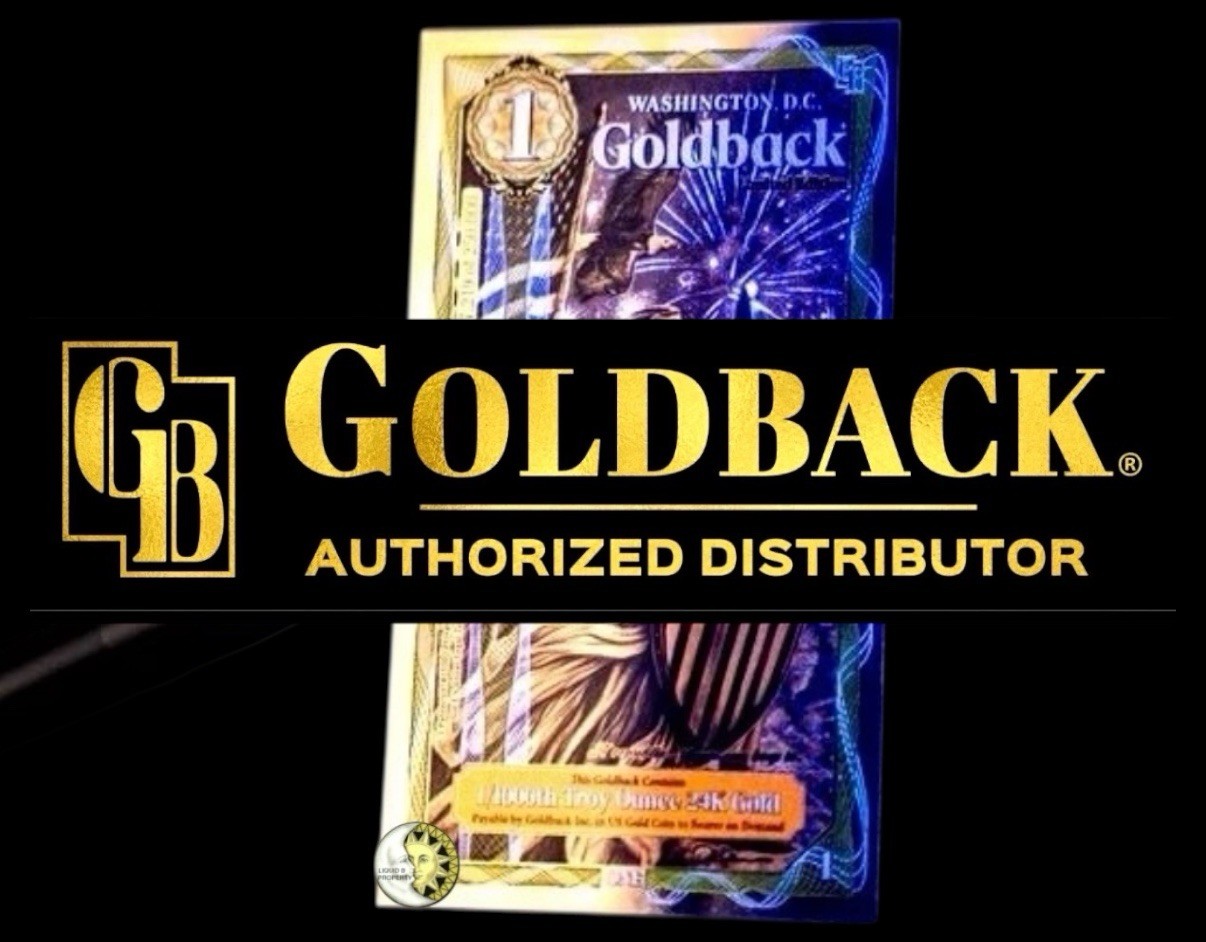 1 WASHINGTON DC GOLDBACK AURUM 24K GOLD 1/1000 OZ BU + GB SLEEVE 🔥