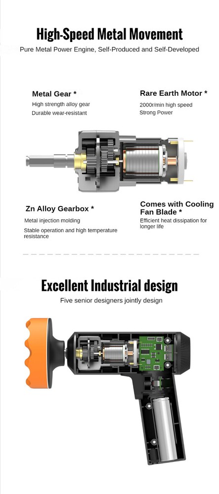 Car Wireless Polishing Machine Waxing Artifact Digital Display Power Tool