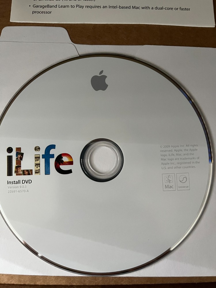 Apple iLife Install DVD