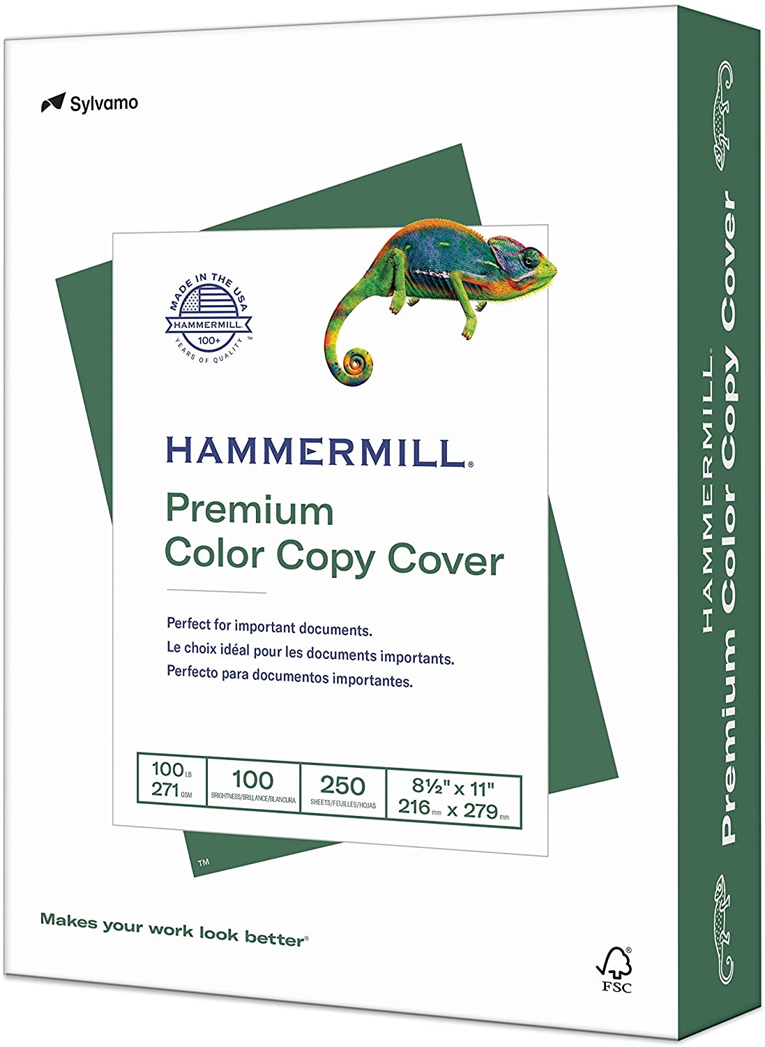 Hammermill Cardstock, Premium Color Copy, 100 lb, 8.5x11 - 1 Pack (250 Sheets...