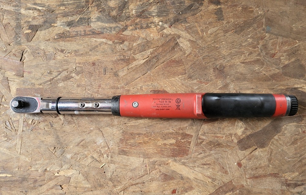 Snap-on TECH2FR100 3/8" Drive Digital Techwrench Flex-Head Torque With Case