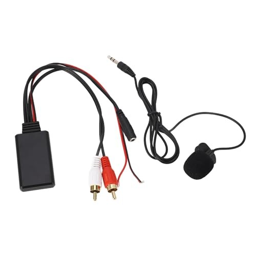 Bluetooth AUX Module with Dual Cable Adapter and Built-in Hands-Free