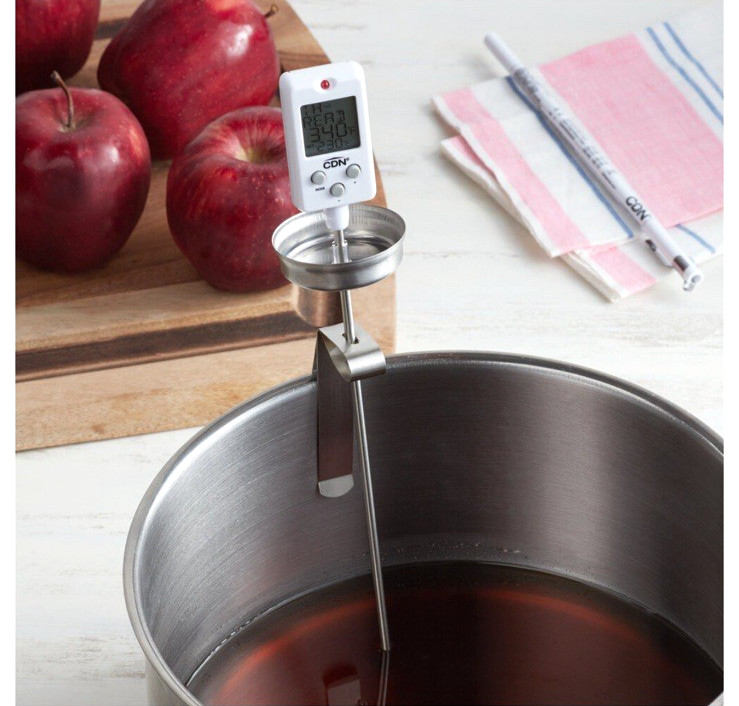 CDN Digital Pre-Programmed & Programmable Thermometer DTC450 Candy/Deep Frying