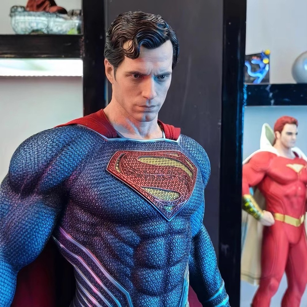 Justice League Superman Metal Statue.