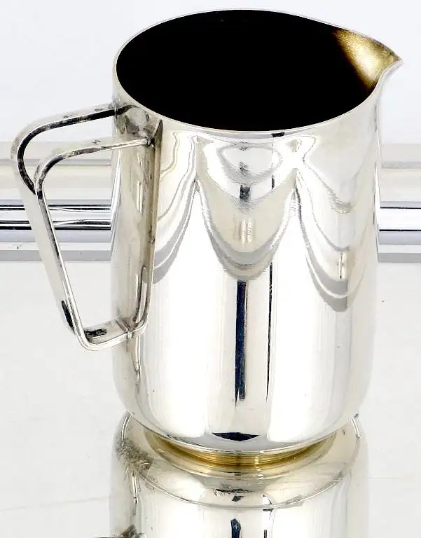 PM Italian Silverplate & Brass Coffee & Tea, 5 Piece Service — MARKED, CLASSIC