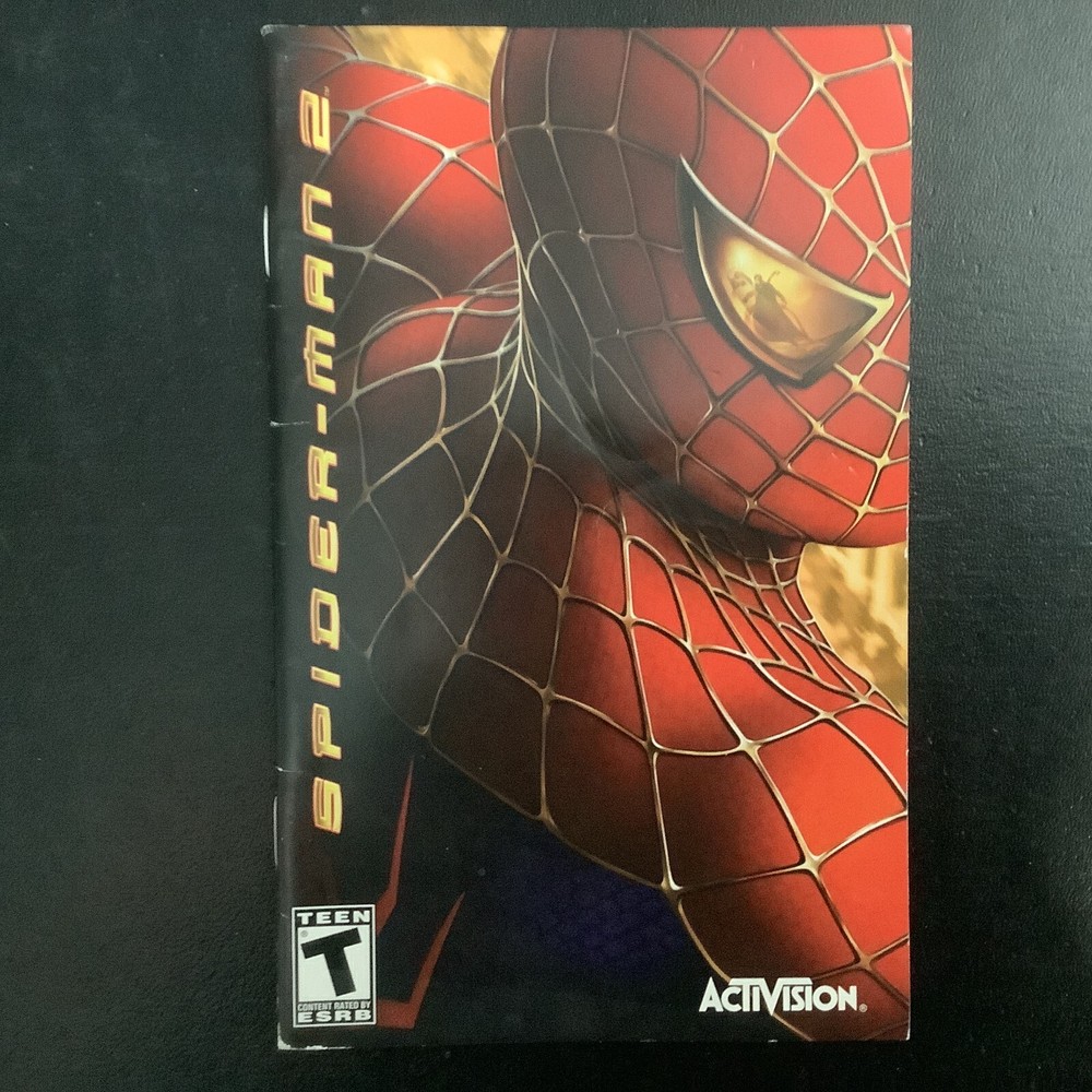 Spider-Man 2 PS2 PlayStation 2 Instruction Manual Only