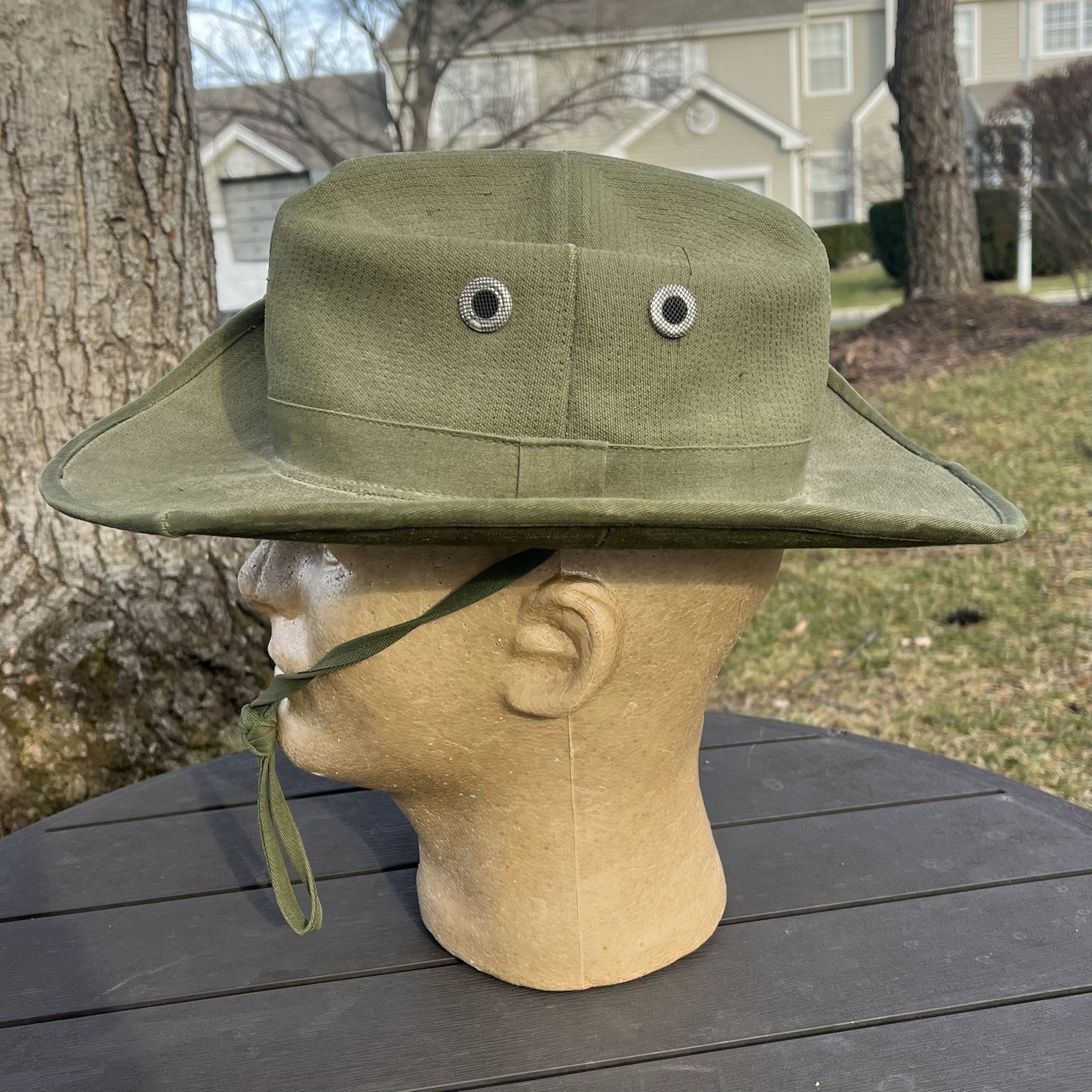 Vietnam War Theatre Made Cowboy Boonie Hat Size Medium