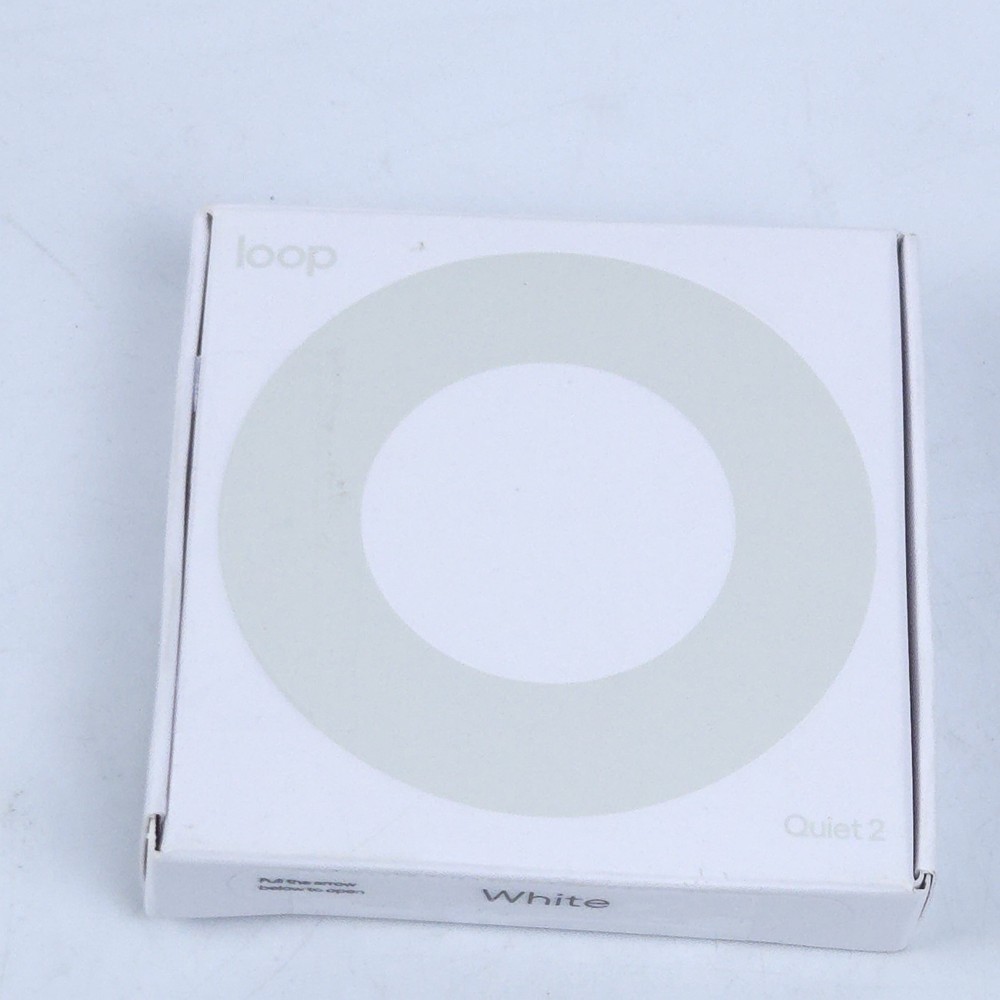 READ! Loop Quiet 2 Earplugs White New Open BOX, Missing M/L Tip