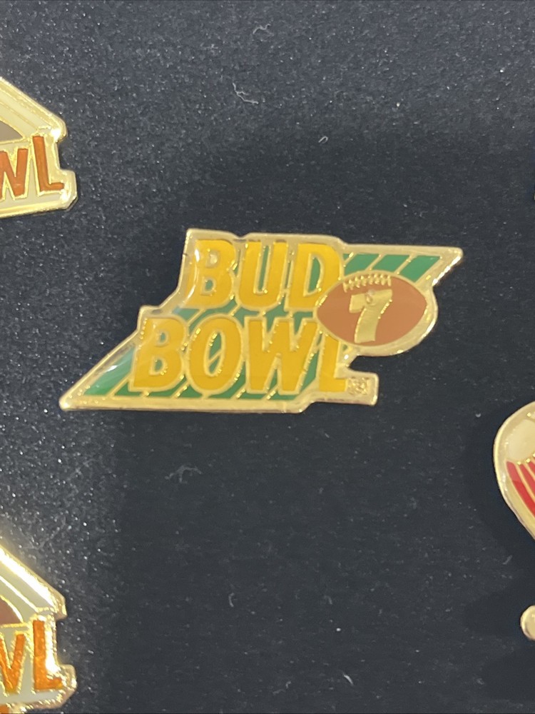 Bud Bowl Commemorative 7 Pin Set