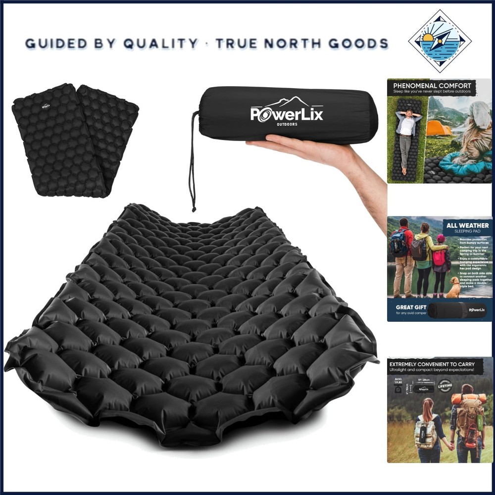 Ultralight Inflatable Sleeping Pad for Camping, Backpacking & Hiking