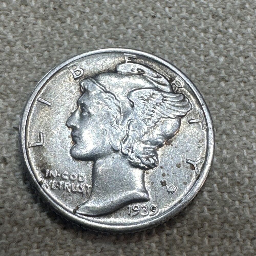 1939 S Mercury Dime Very Nice