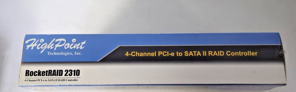 HighPoint RocketRAID Model 2310 4 channel PCI-e to SATA II Raid Controller Card