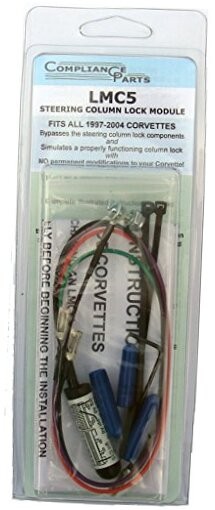 - C5 Corvette steering column lock bypass module Black LMC5 Module