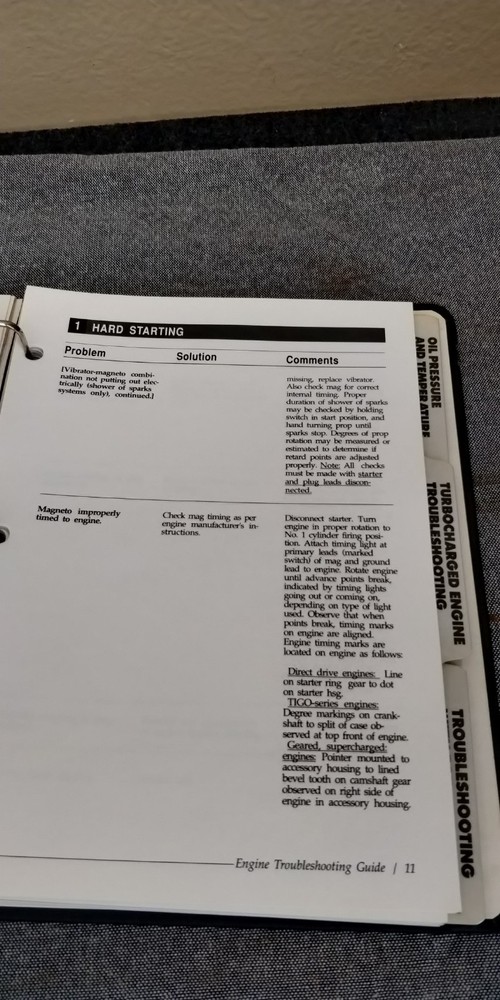 Light plane Maintenance Engine Troubleshooting Guide + Aircraft Engine BG