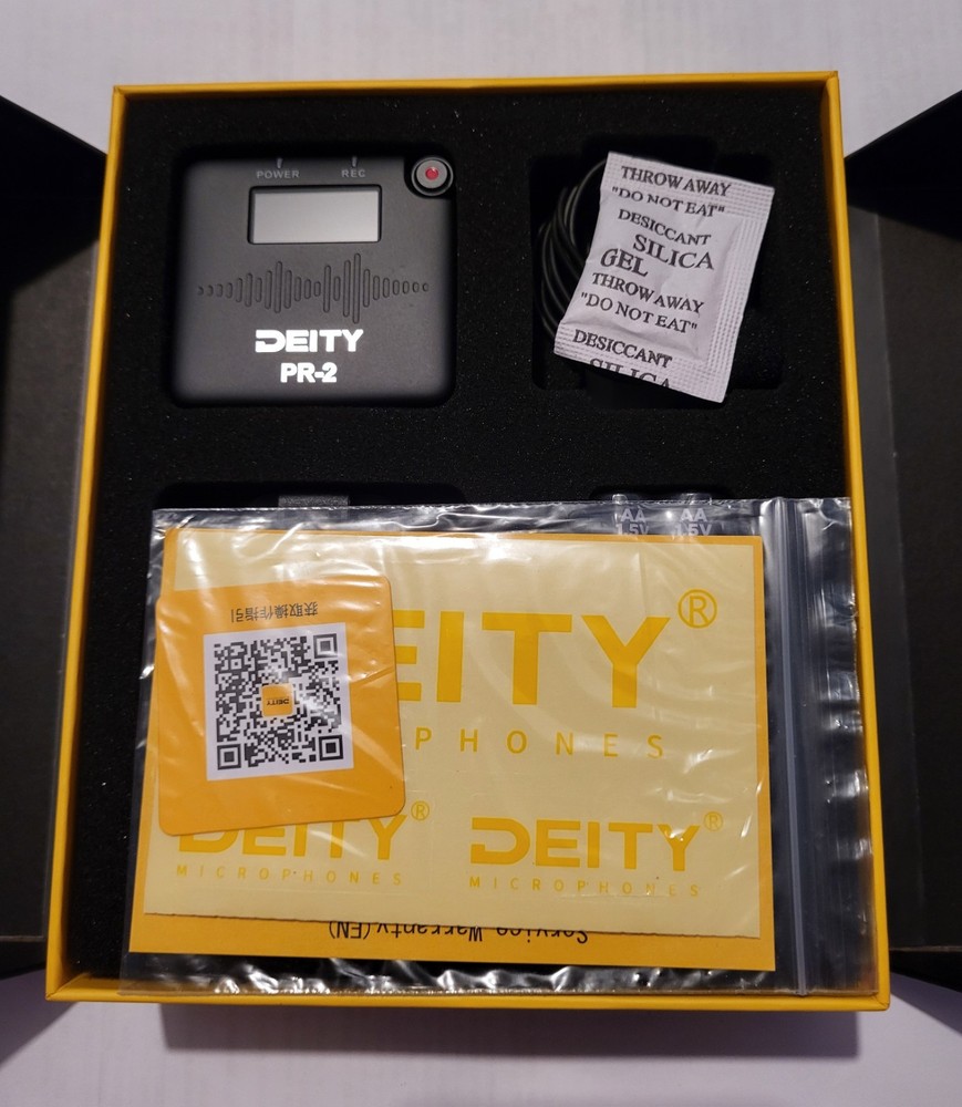 LAST ONE! Deity PR-2 32-Bit Float Recorder + W.Lav Pro Mic - Mint Open Box