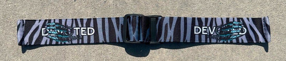 NEW Devoted Paintball Universal JT Goggle Strap - Zebra Print