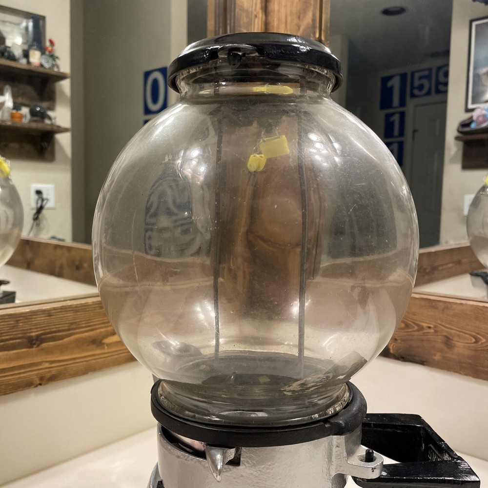 Columbus Model “A” Gumball Machine Black with Wall Mount