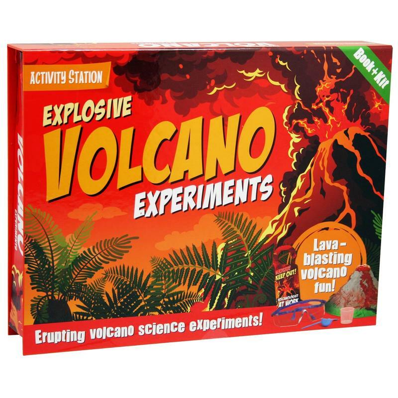 Activity Station Book + Kit: Explosive Volcano Experiments (ages 8+)