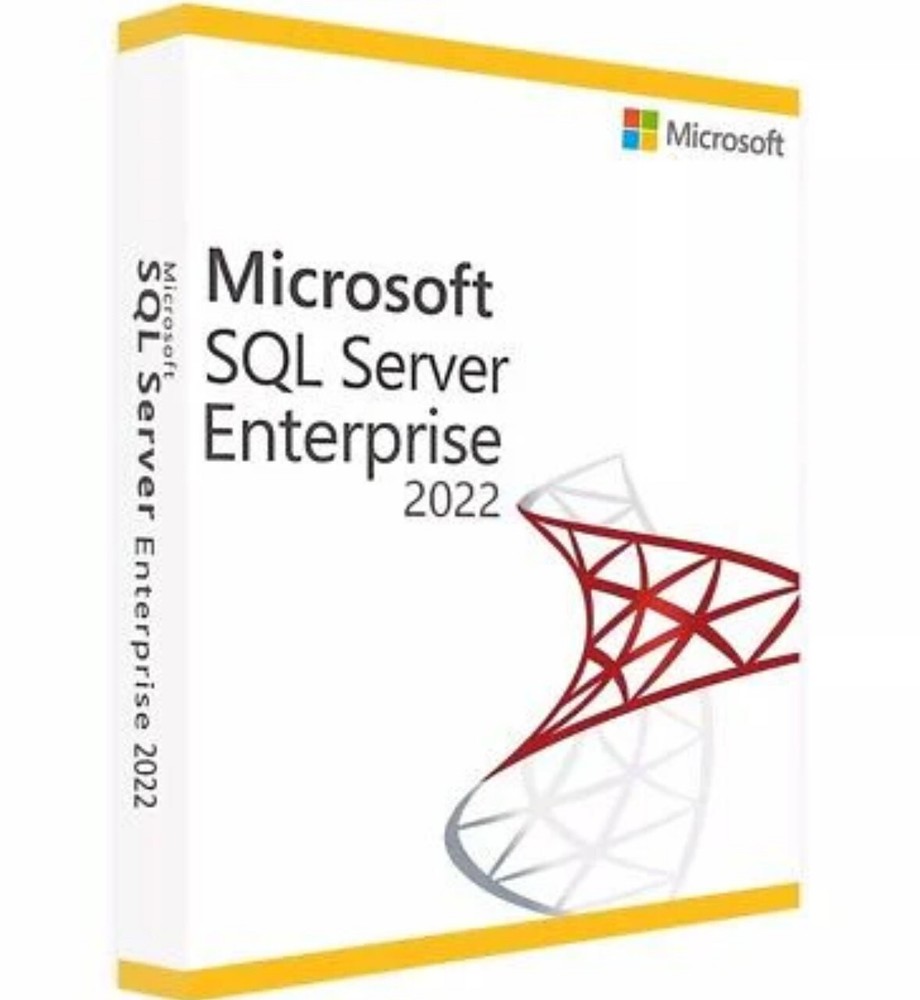 SQL Server 2022 ENTERPRISE 96 Core License, unlimited User CALs Physical Item